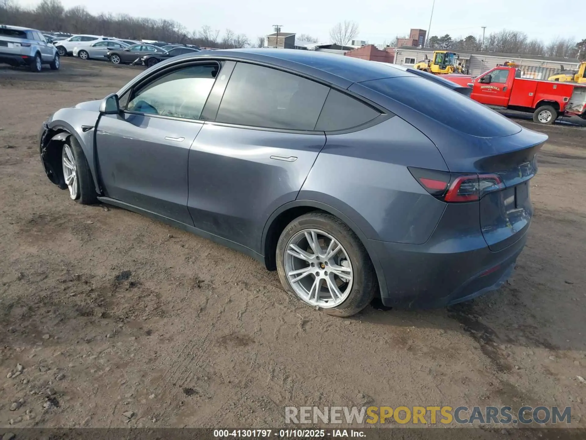 3 fotografías del automóvil dañado 7SAYGDEE5PF801998 TESLA MODEL Y 2023