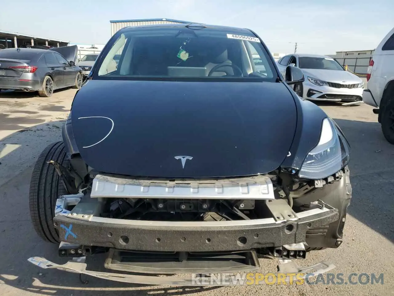 5 fotografías del automóvil dañado 7SAYGDEE5PF834645 TESLA MODEL Y 2023