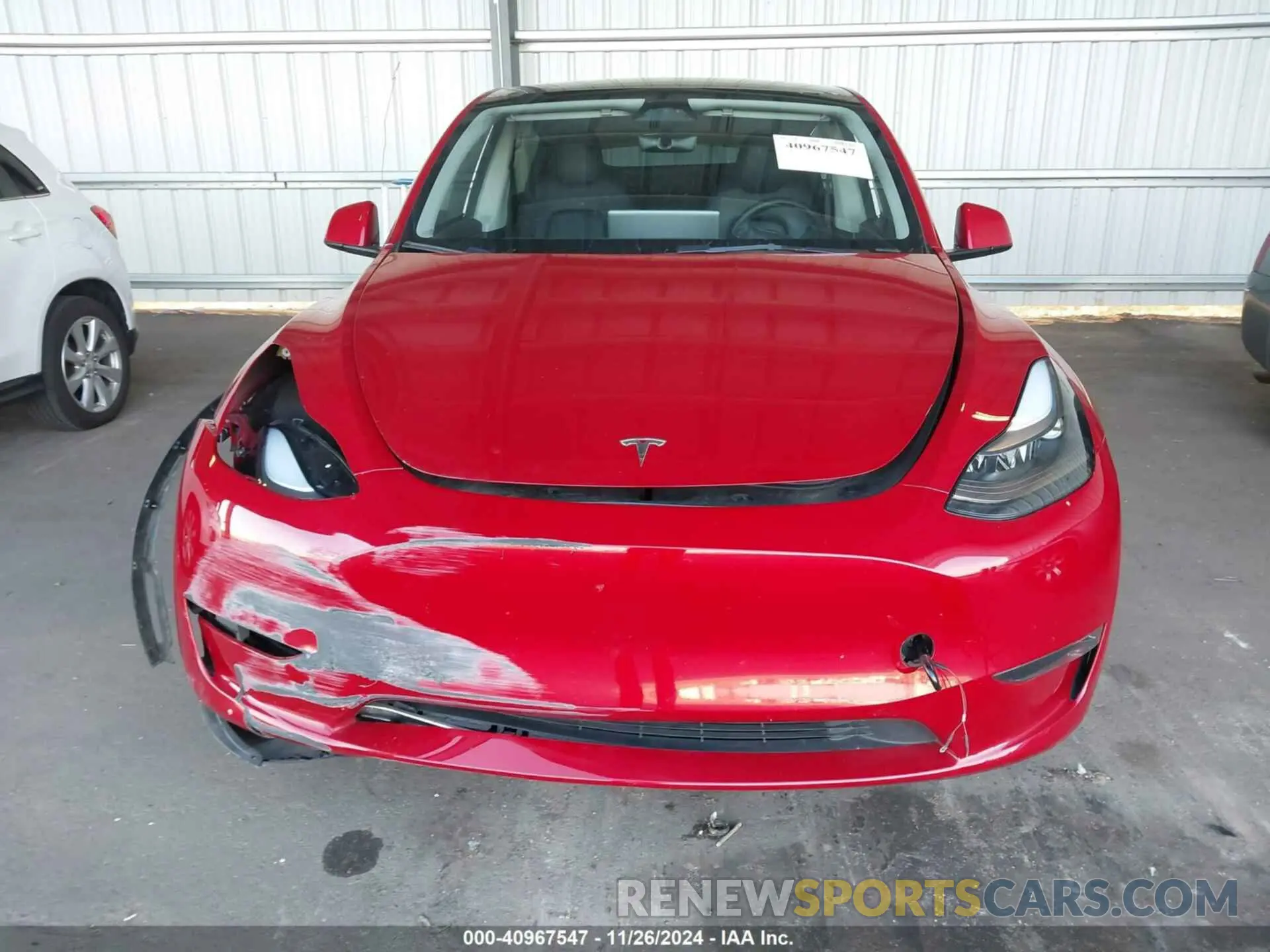 11 fotografías del automóvil dañado 7SAYGDEE5PF839148 TESLA MODEL Y 2023