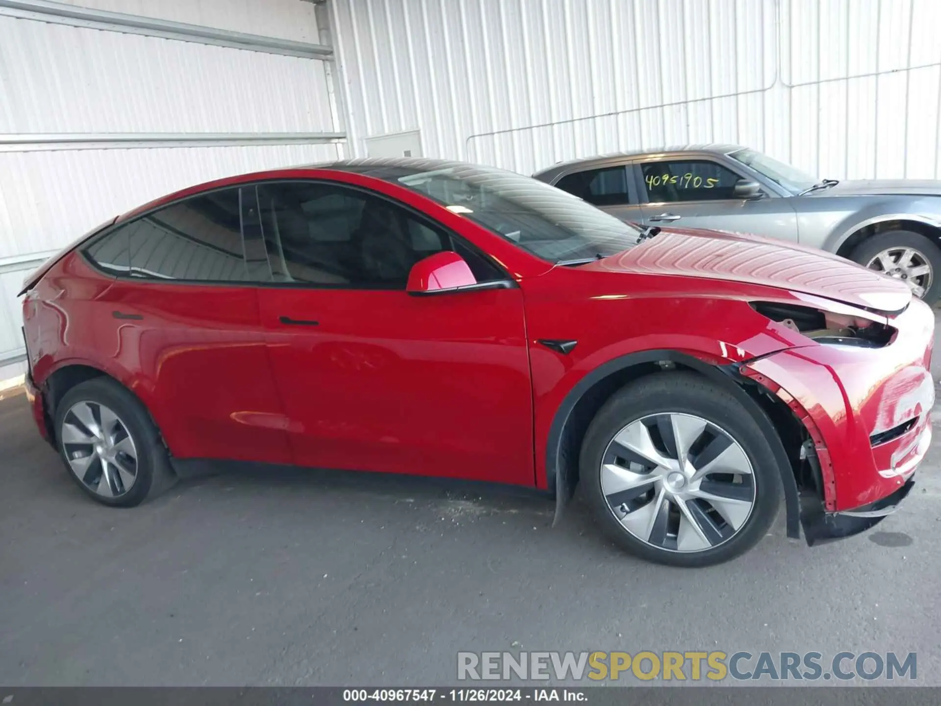 12 fotografías del automóvil dañado 7SAYGDEE5PF839148 TESLA MODEL Y 2023