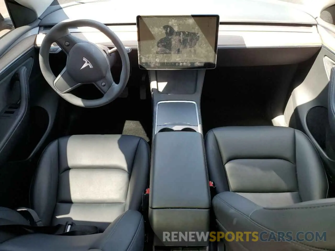 8 fotografías del automóvil dañado 7SAYGDEE5PF850358 TESLA MODEL Y 2023