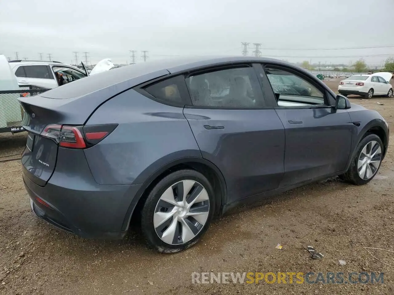 3 fotografías del automóvil dañado 7SAYGDEE5PF884364 TESLA MODEL Y 2023