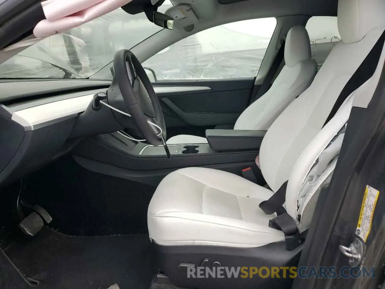 7 fotografías del automóvil dañado 7SAYGDEE5PF884364 TESLA MODEL Y 2023