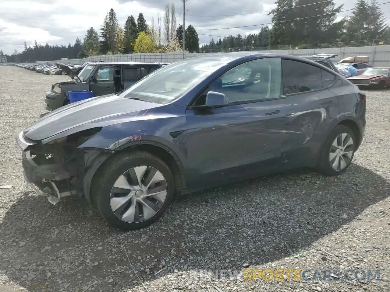 1 fotografías del automóvil dañado 7SAYGDEE5PF884462 TESLA MODEL Y 2023