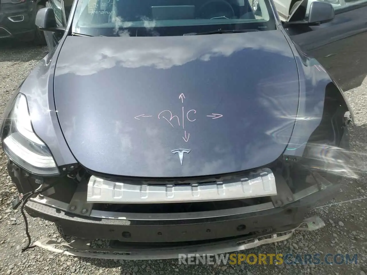 12 fotografías del automóvil dañado 7SAYGDEE5PF884462 TESLA MODEL Y 2023