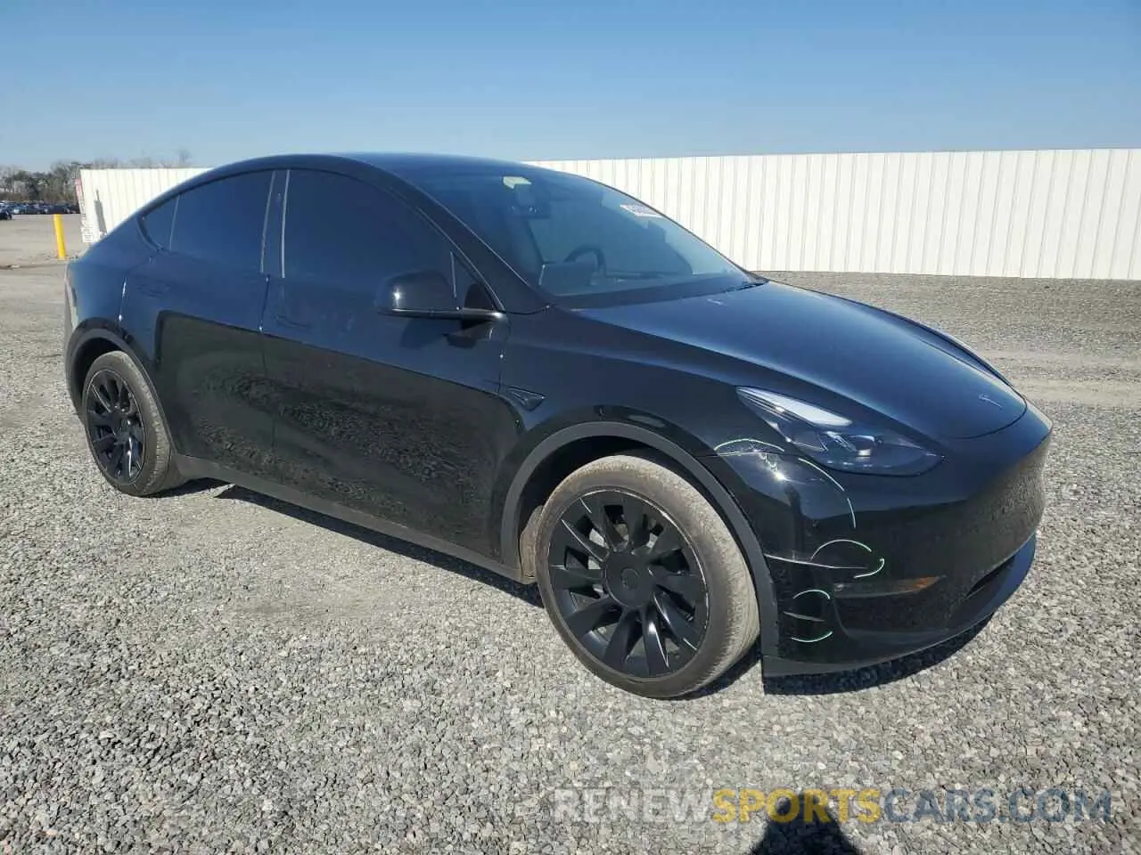 4 fotografías del automóvil dañado 7SAYGDEE5PF892285 TESLA MODEL Y 2023