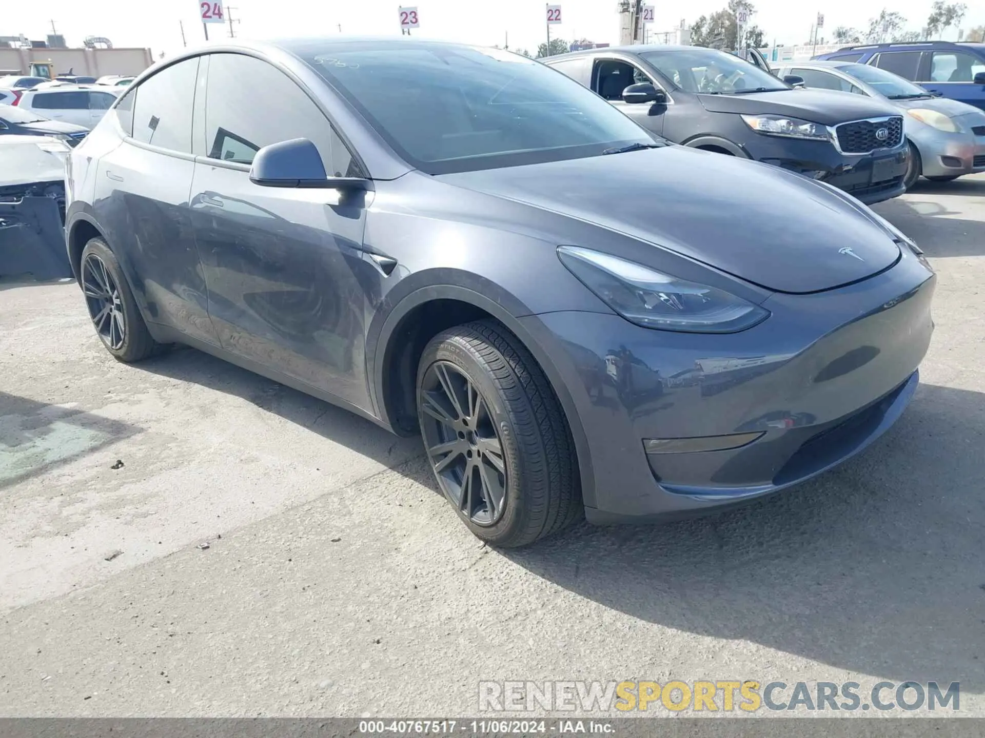 1 fotografías del automóvil dañado 7SAYGDEE5PF909067 TESLA MODEL Y 2023