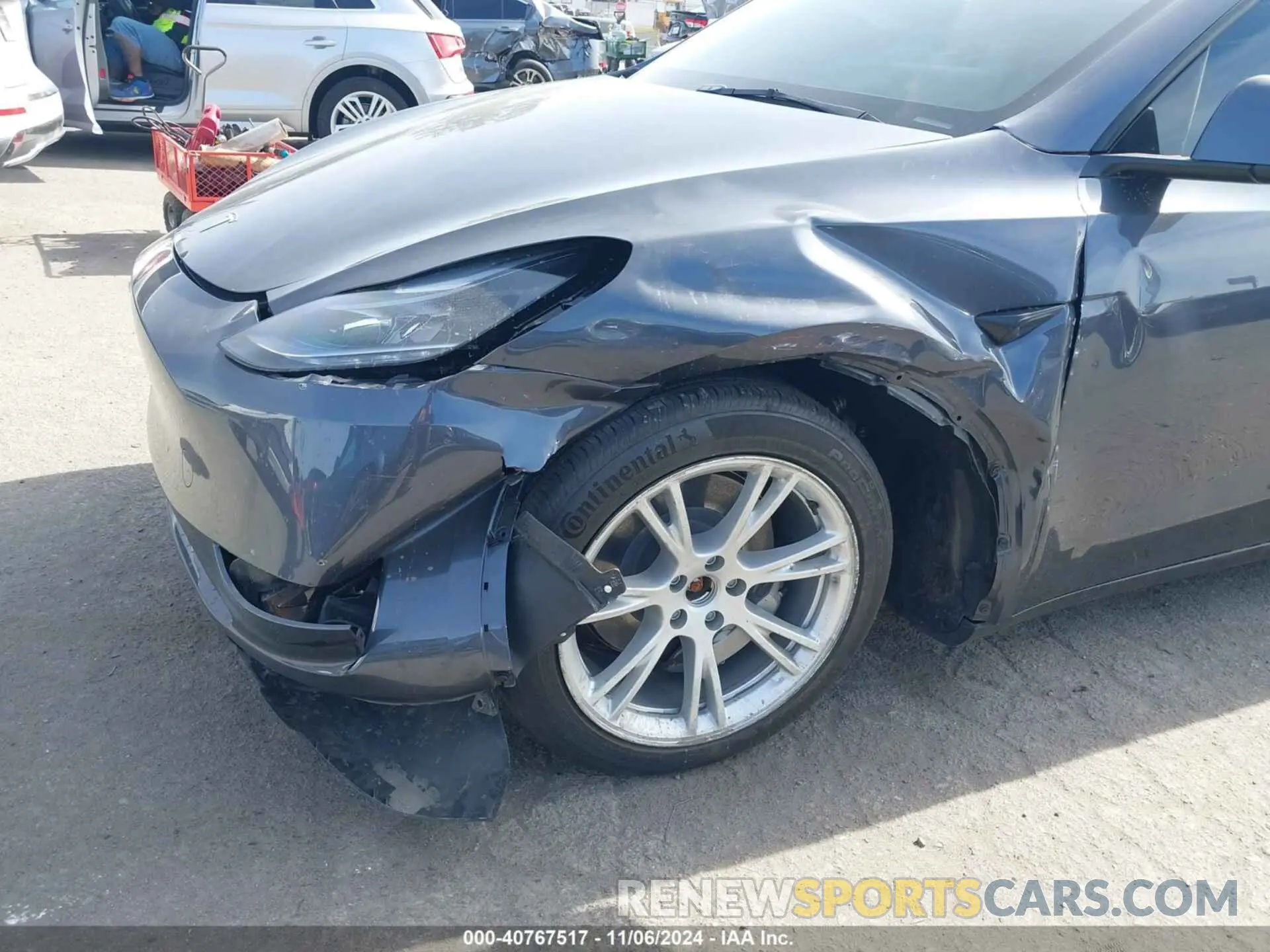 6 fotografías del automóvil dañado 7SAYGDEE5PF909067 TESLA MODEL Y 2023
