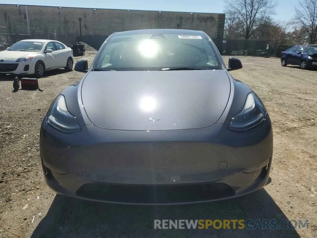 5 fotografías del automóvil dañado 7SAYGDEE5PF909201 TESLA MODEL Y 2023