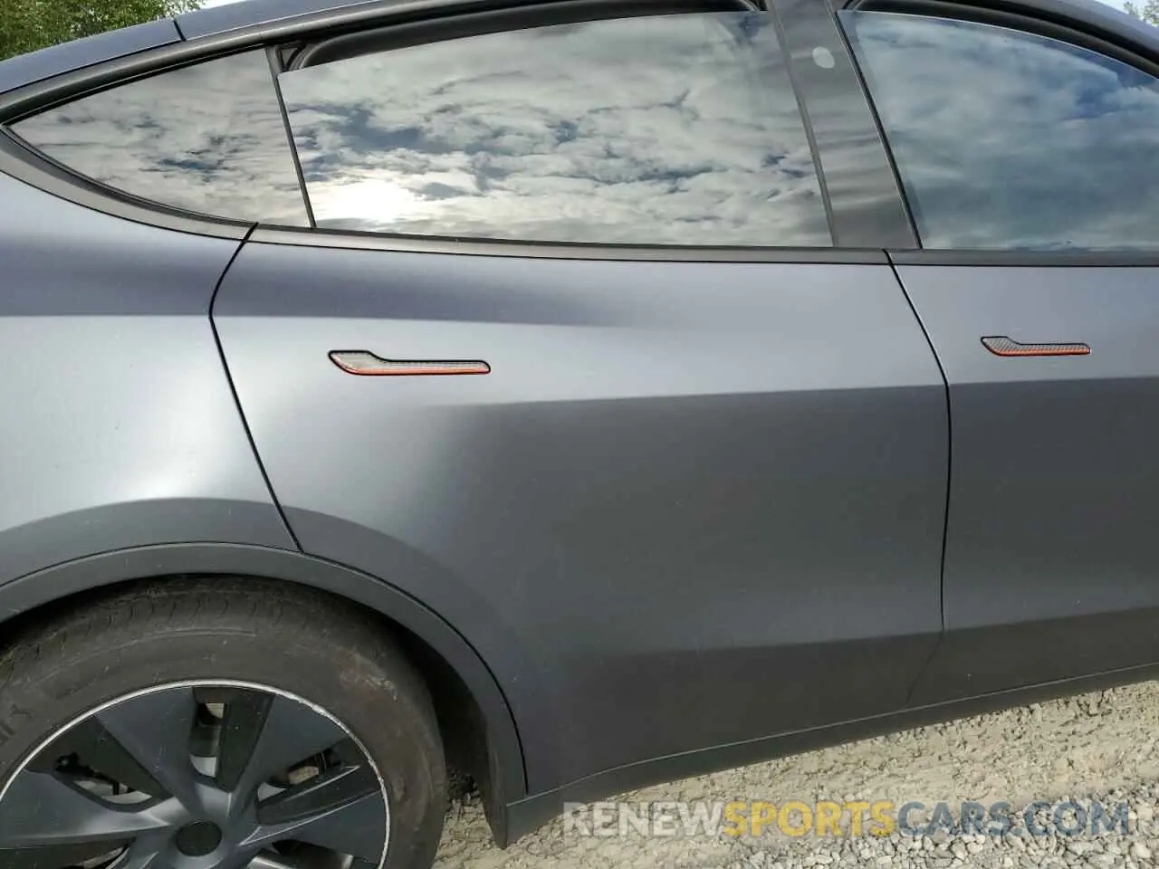 11 fotografías del automóvil dañado 7SAYGDEE5PF921915 TESLA MODEL Y 2023