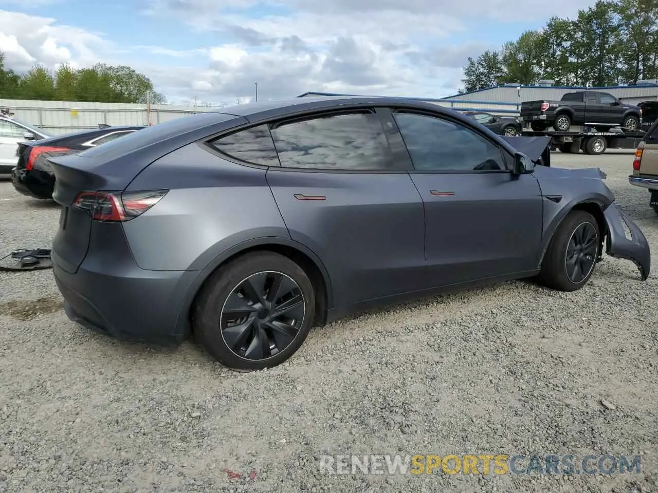 3 fotografías del automóvil dañado 7SAYGDEE5PF921915 TESLA MODEL Y 2023