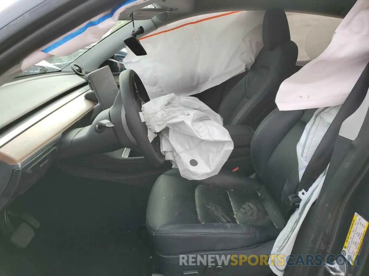 7 fotografías del automóvil dañado 7SAYGDEE5PF921915 TESLA MODEL Y 2023