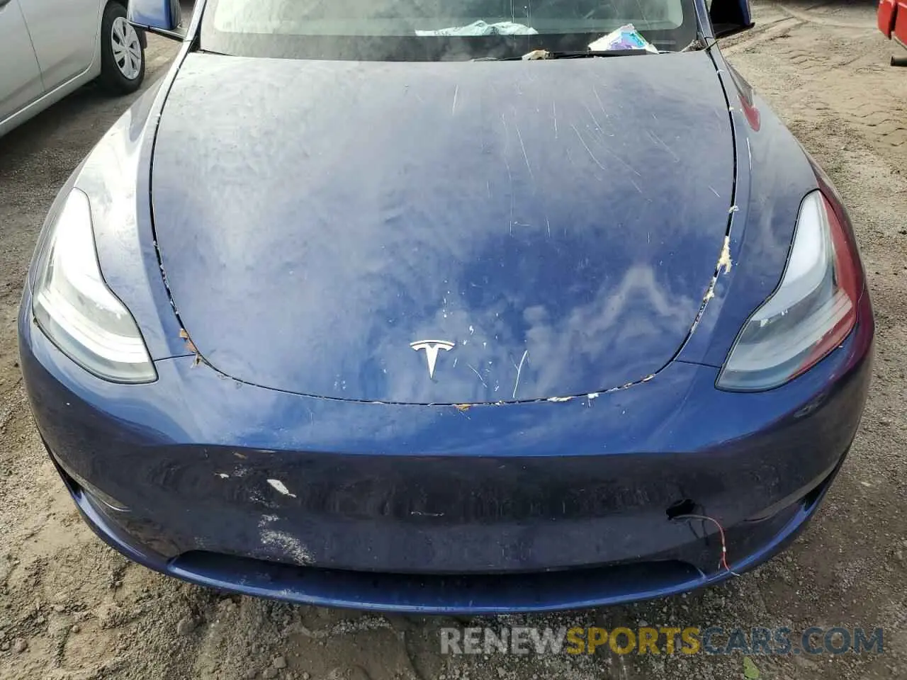 11 fotografías del automóvil dañado 7SAYGDEE5PF976607 TESLA MODEL Y 2023