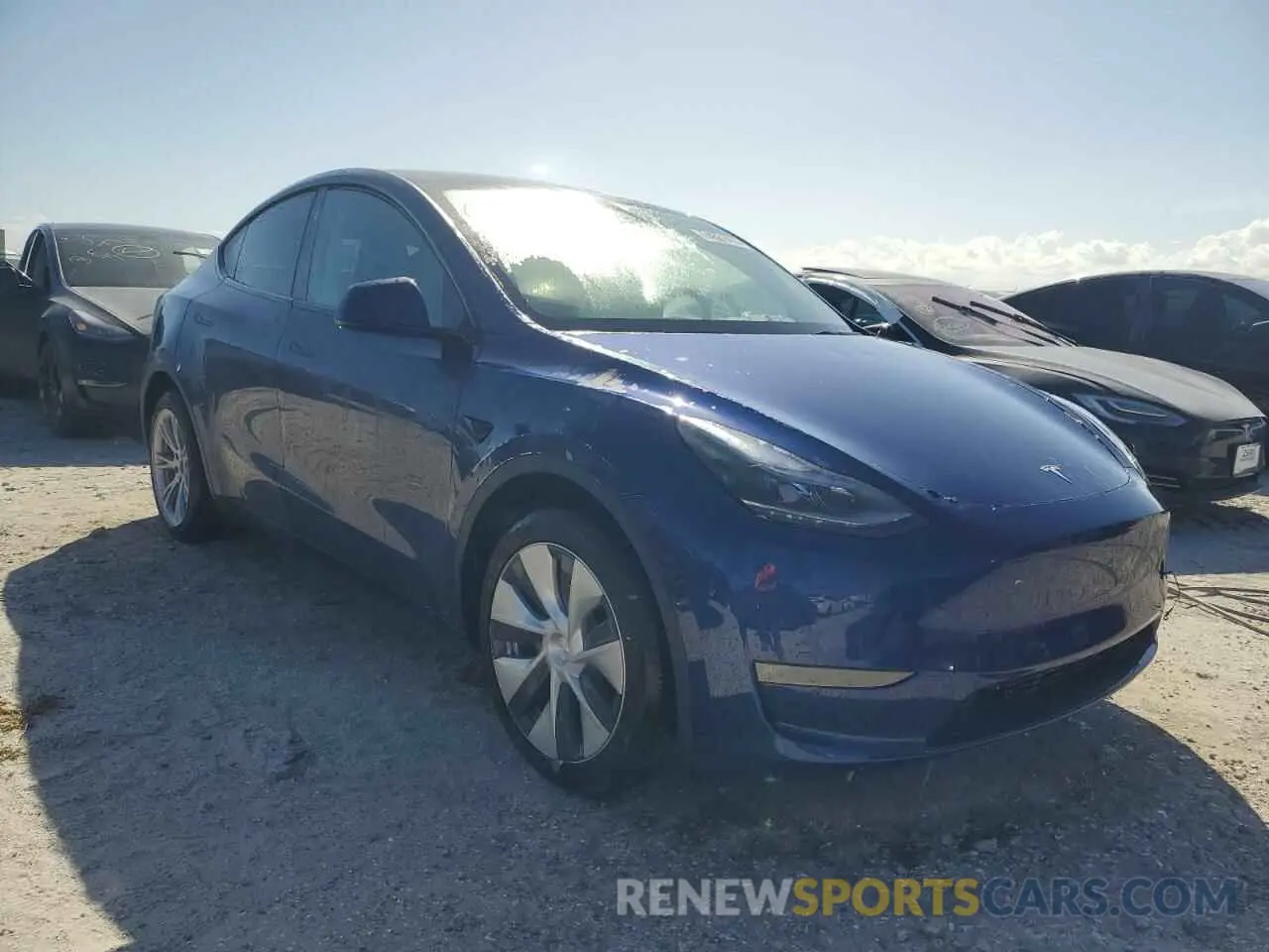 4 fotografías del automóvil dañado 7SAYGDEE5PF976607 TESLA MODEL Y 2023