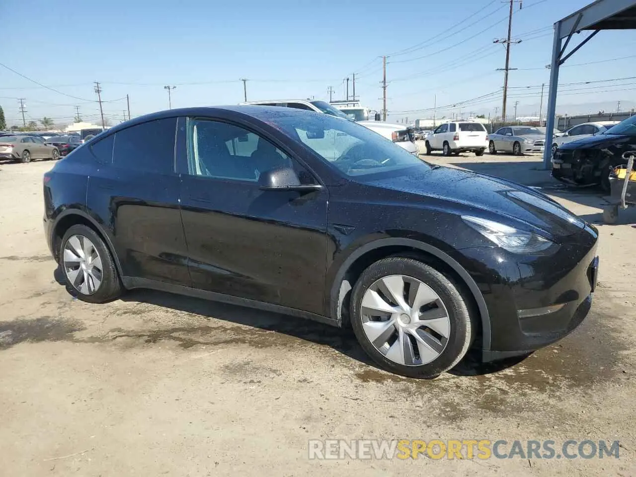 4 fotografías del automóvil dañado 7SAYGDEE6PA025183 TESLA MODEL Y 2023