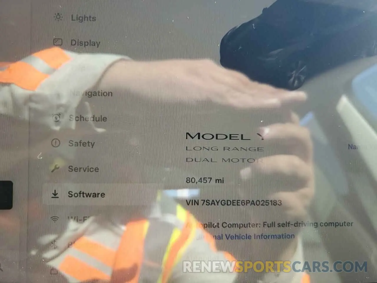 9 fotografías del automóvil dañado 7SAYGDEE6PA025183 TESLA MODEL Y 2023