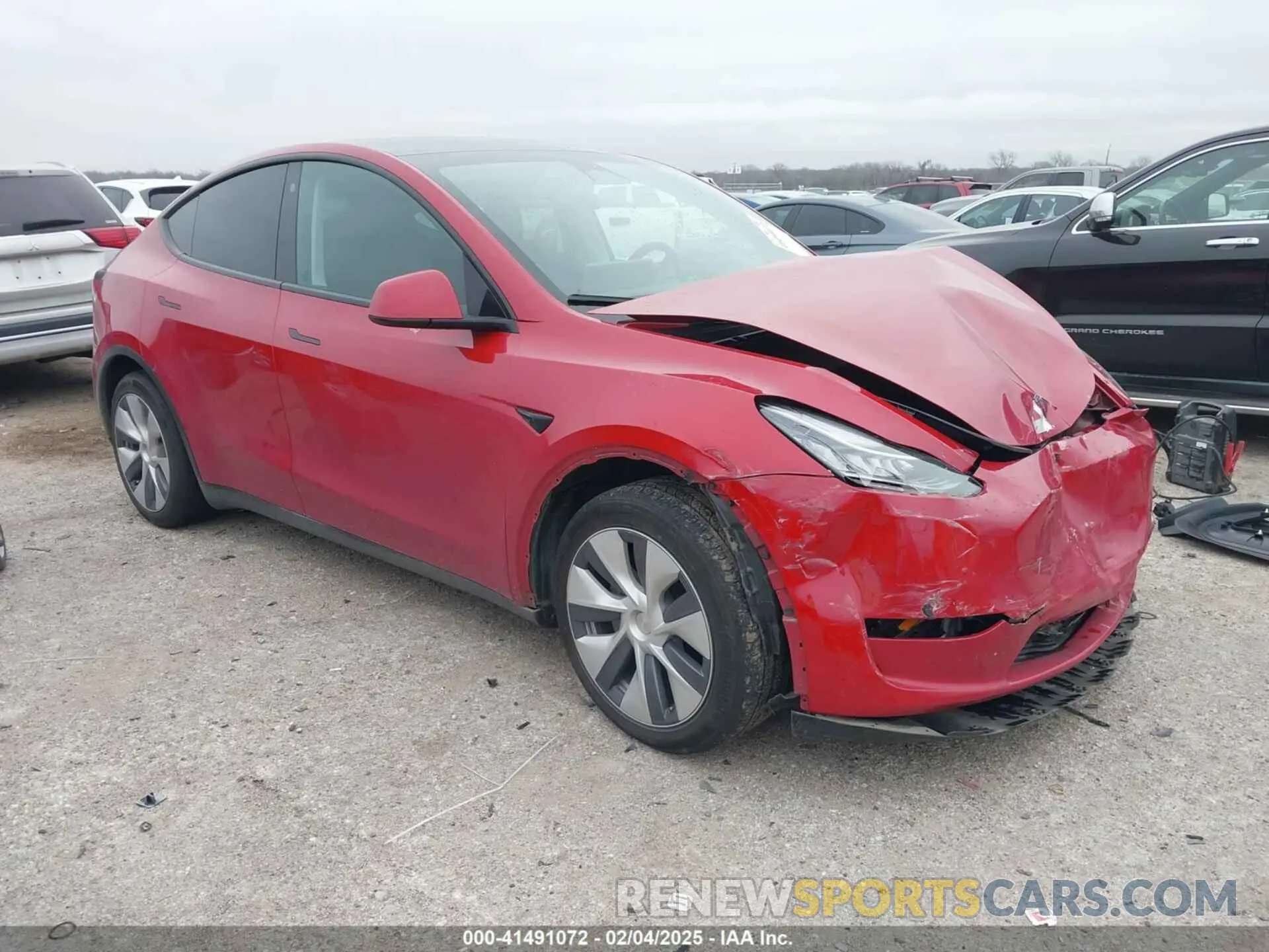 1 fotografías del automóvil dañado 7SAYGDEE6PA027497 TESLA MODEL Y 2023