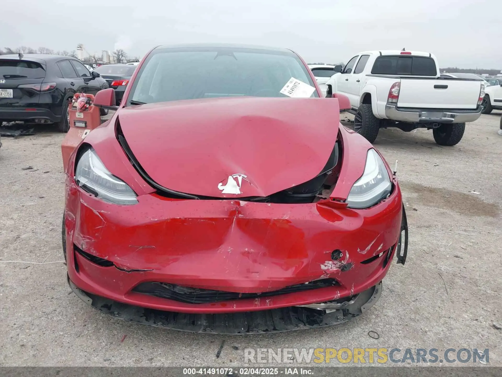 12 fotografías del automóvil dañado 7SAYGDEE6PA027497 TESLA MODEL Y 2023