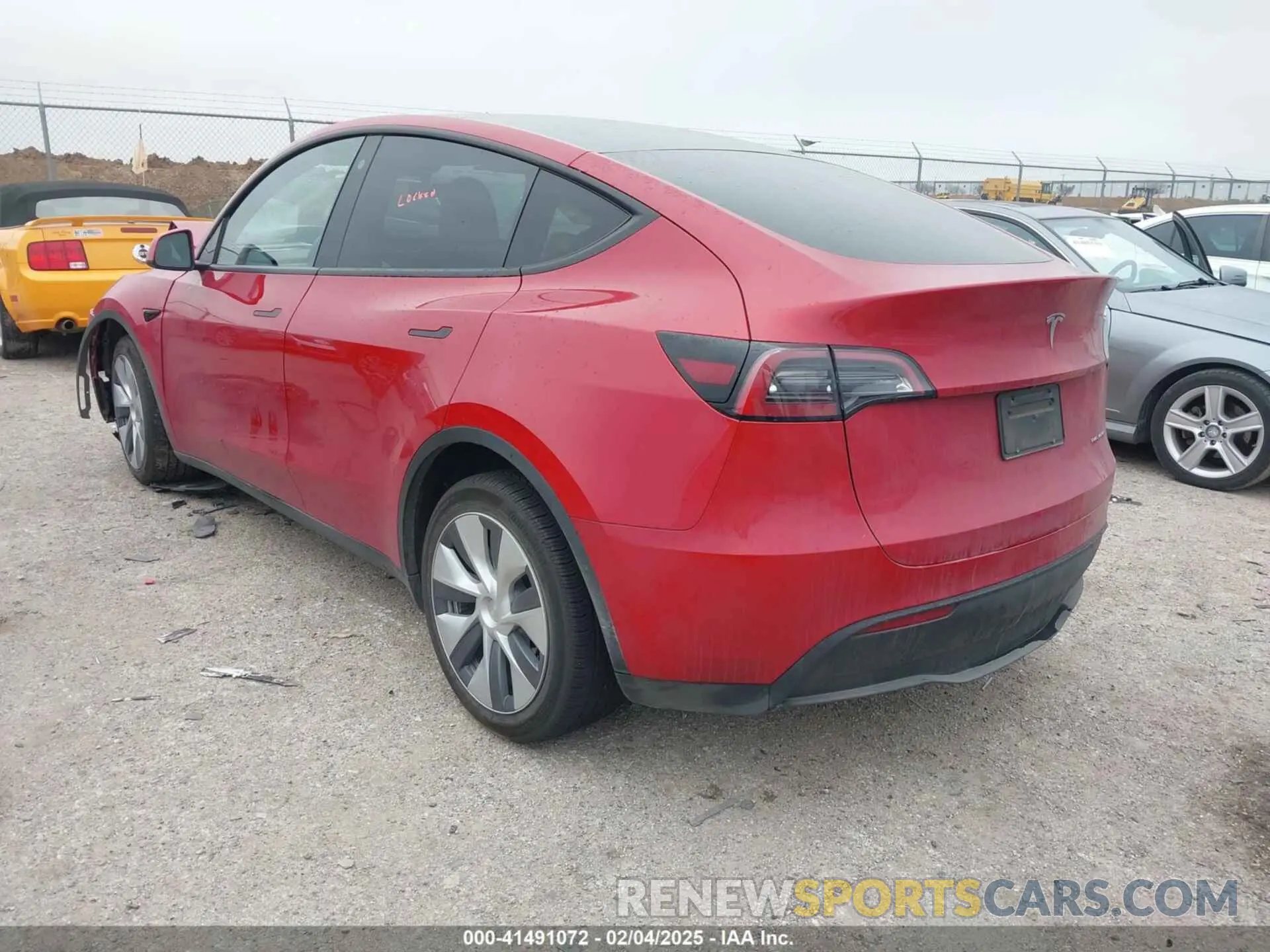 3 fotografías del automóvil dañado 7SAYGDEE6PA027497 TESLA MODEL Y 2023