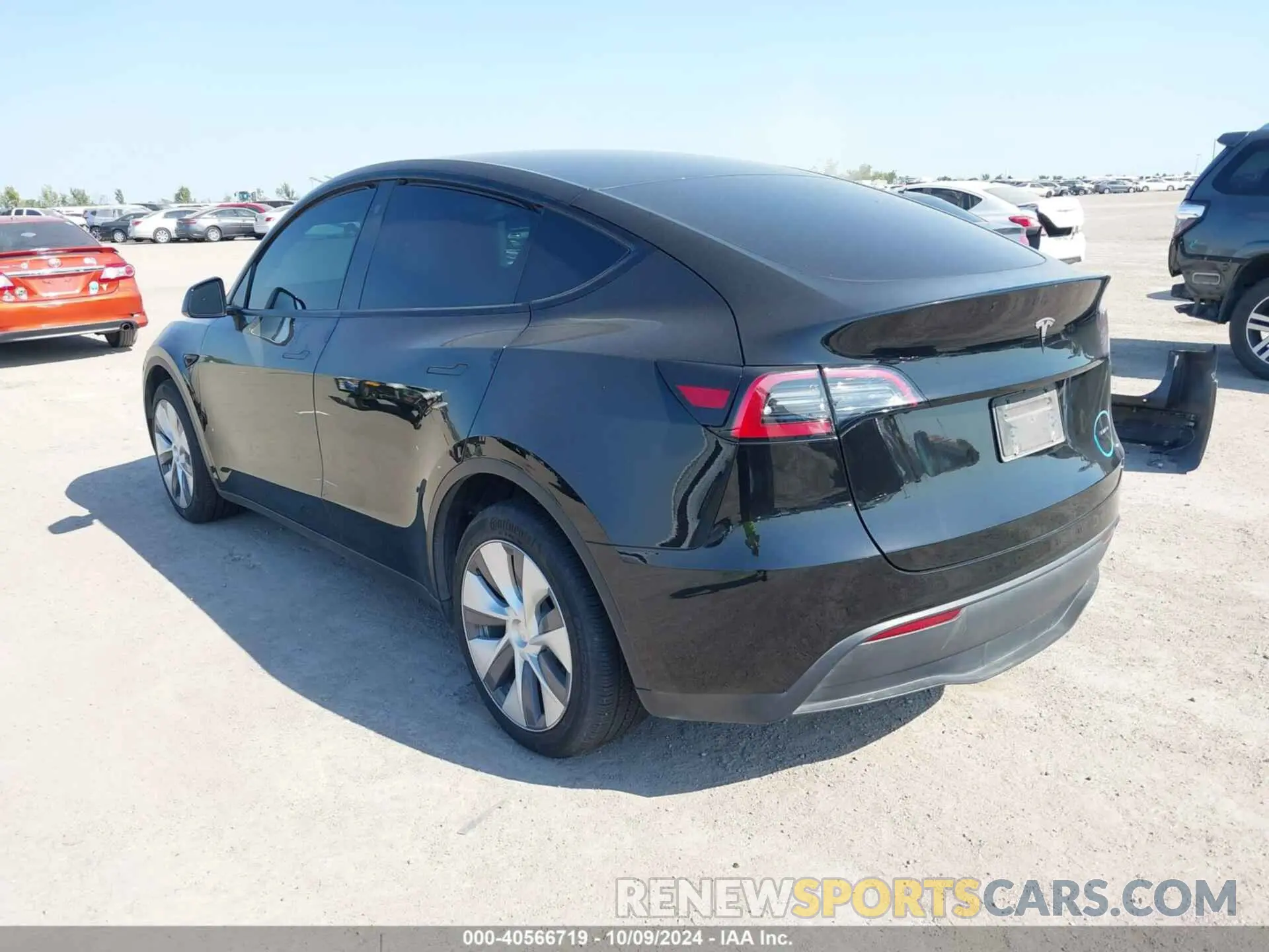 3 fotografías del automóvil dañado 7SAYGDEE6PA046695 TESLA MODEL Y 2023