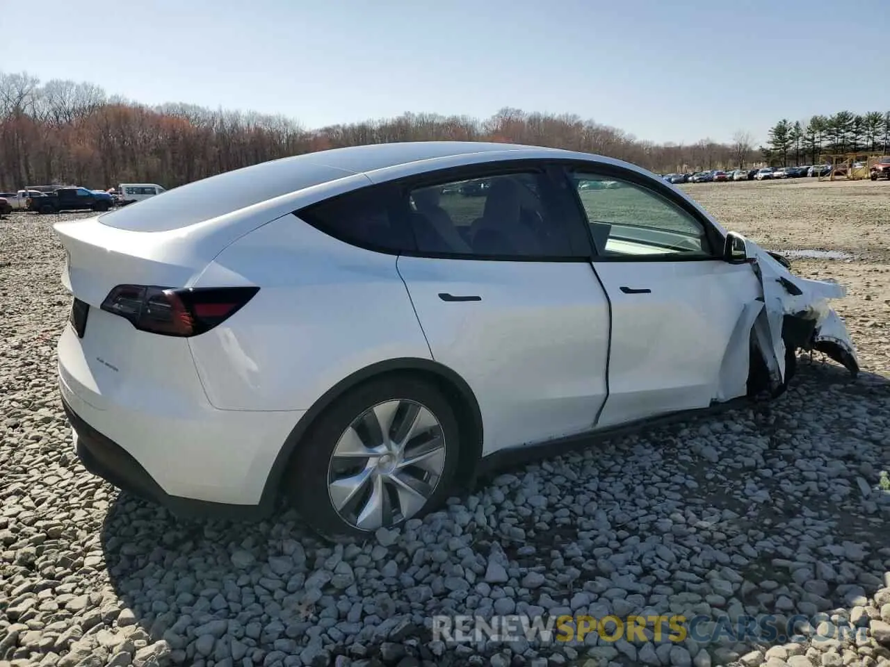 3 fotografías del automóvil dañado 7SAYGDEE6PA100058 TESLA MODEL Y 2023