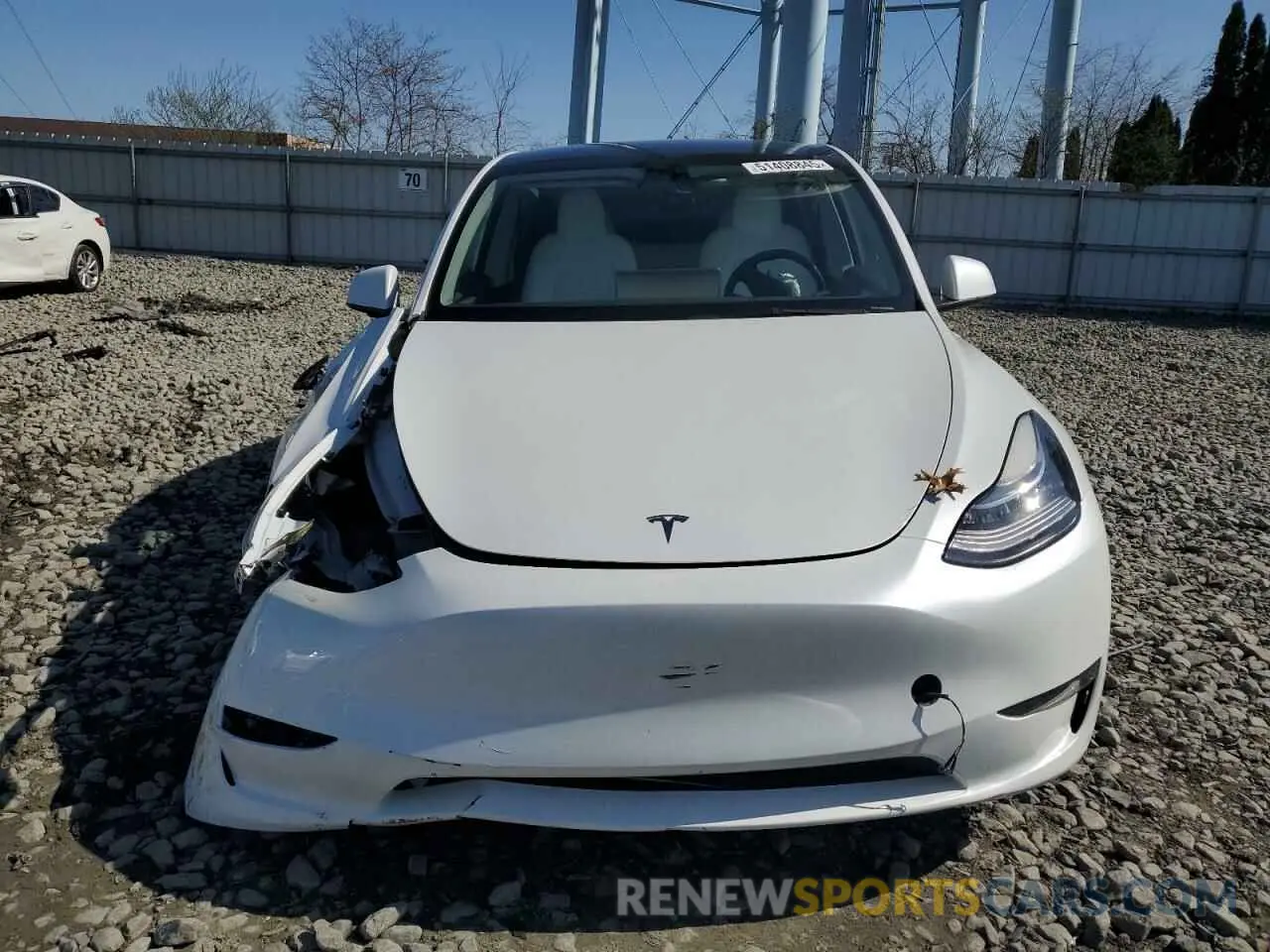 5 fotografías del automóvil dañado 7SAYGDEE6PA100058 TESLA MODEL Y 2023