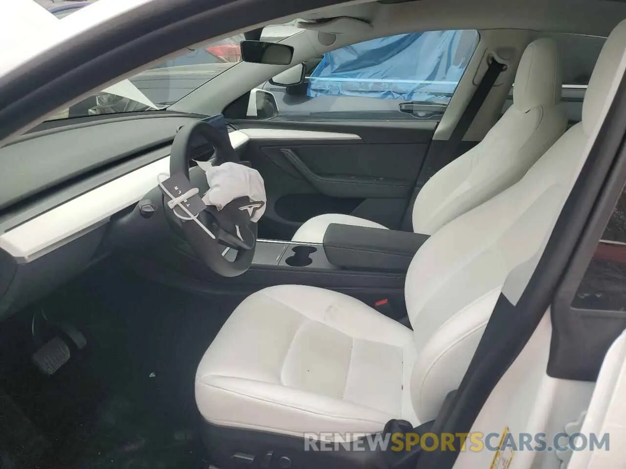 7 fotografías del automóvil dañado 7SAYGDEE6PA100058 TESLA MODEL Y 2023