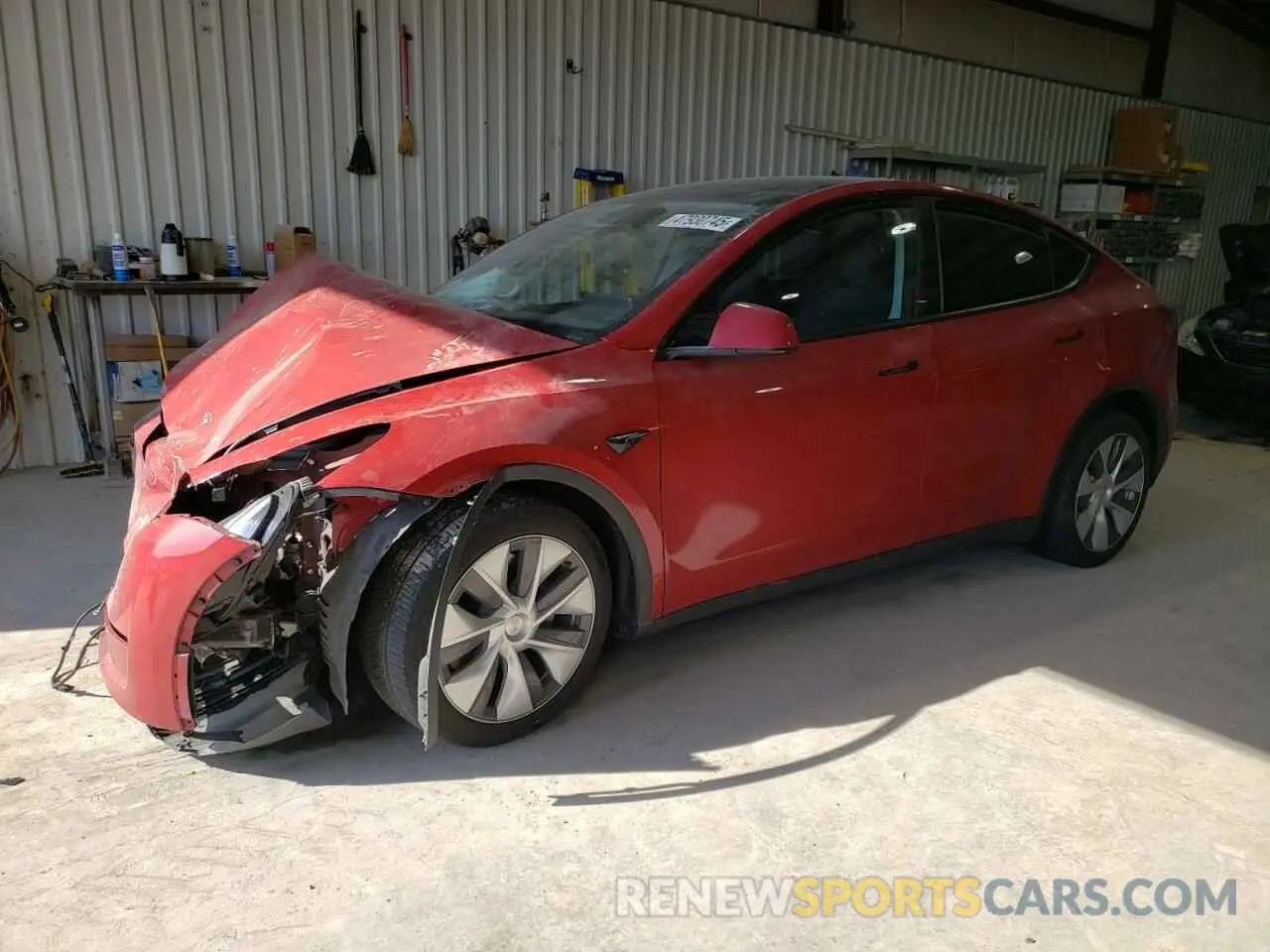 1 fotografías del automóvil dañado 7SAYGDEE6PA112243 TESLA MODEL Y 2023
