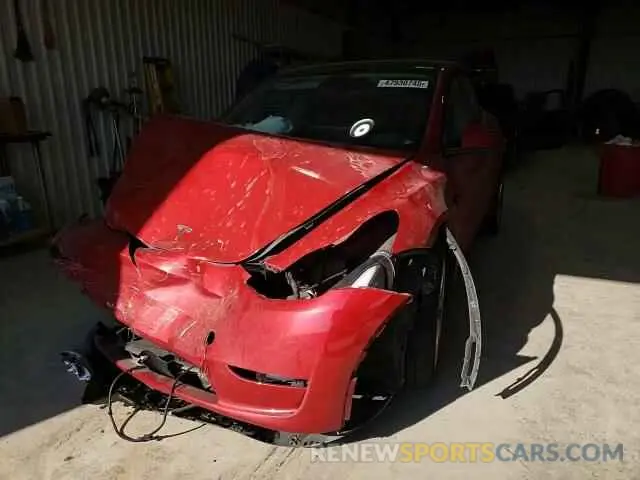 12 fotografías del automóvil dañado 7SAYGDEE6PA112243 TESLA MODEL Y 2023
