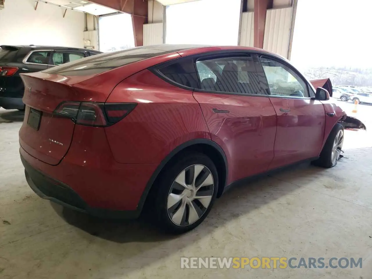 3 fotografías del automóvil dañado 7SAYGDEE6PA112243 TESLA MODEL Y 2023