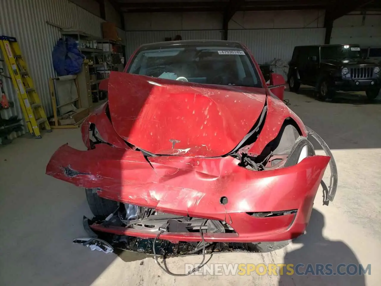 5 fotografías del automóvil dañado 7SAYGDEE6PA112243 TESLA MODEL Y 2023