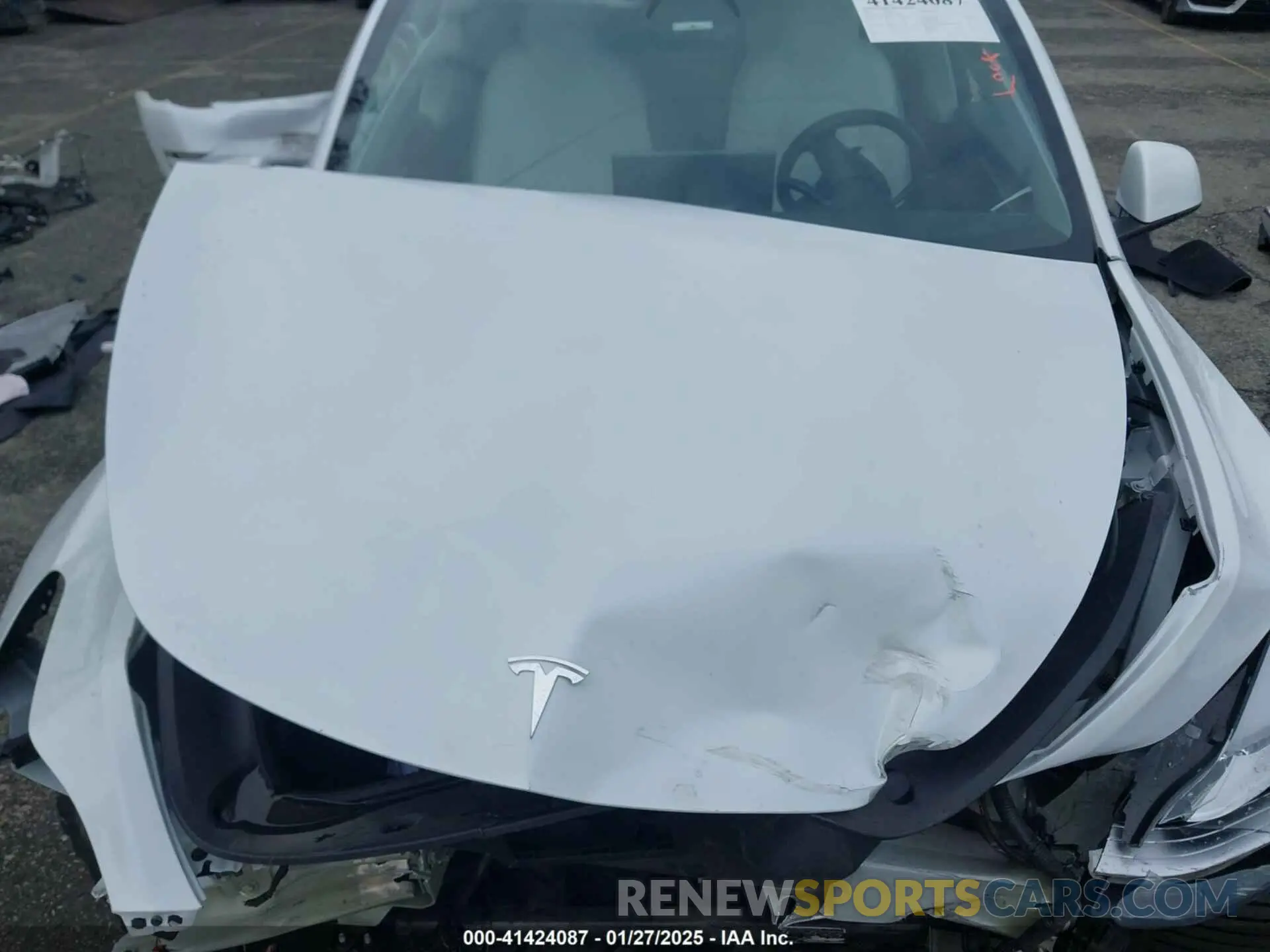 10 fotografías del automóvil dañado 7SAYGDEE6PA125980 TESLA MODEL Y 2023