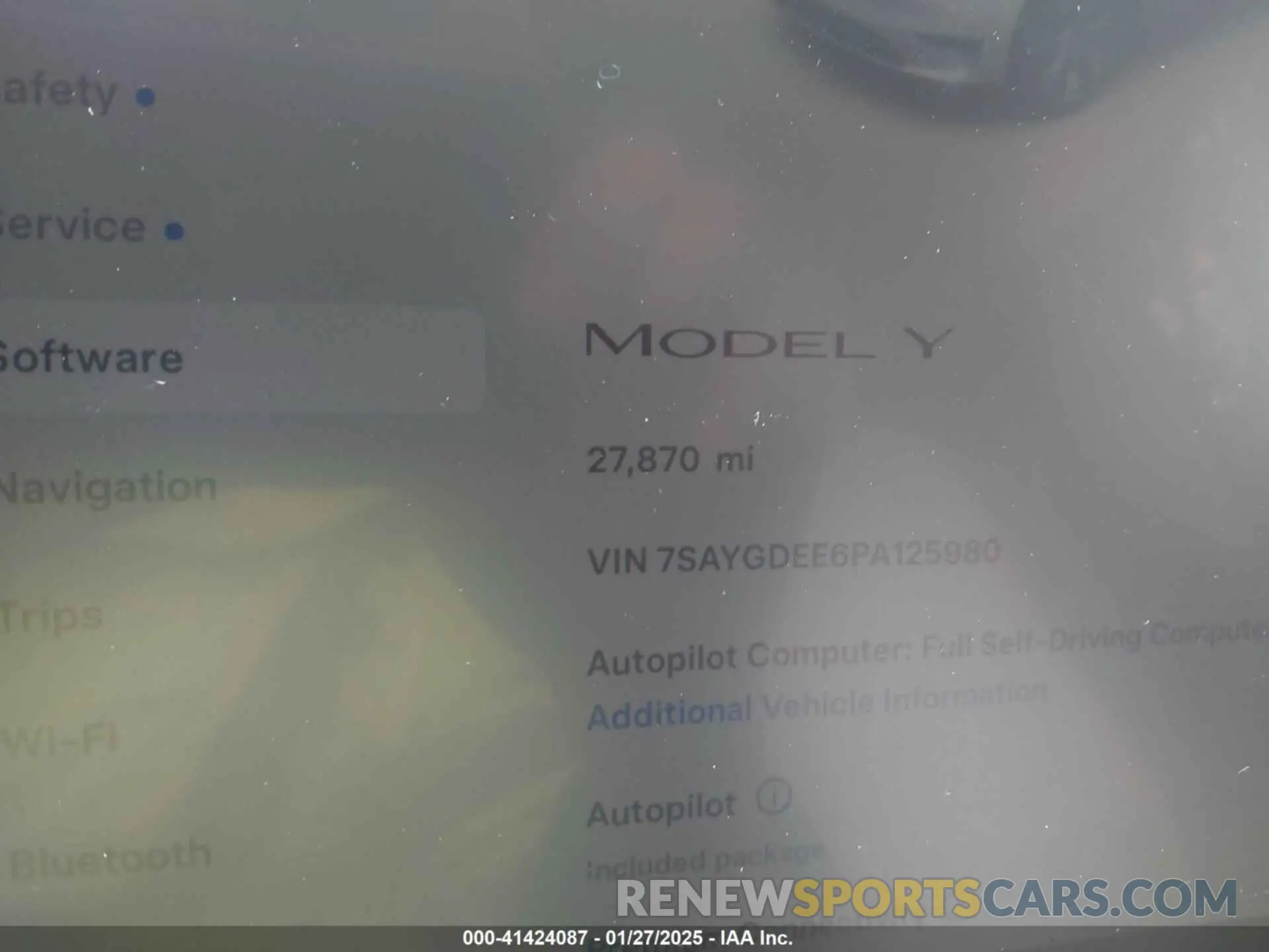 15 fotografías del automóvil dañado 7SAYGDEE6PA125980 TESLA MODEL Y 2023