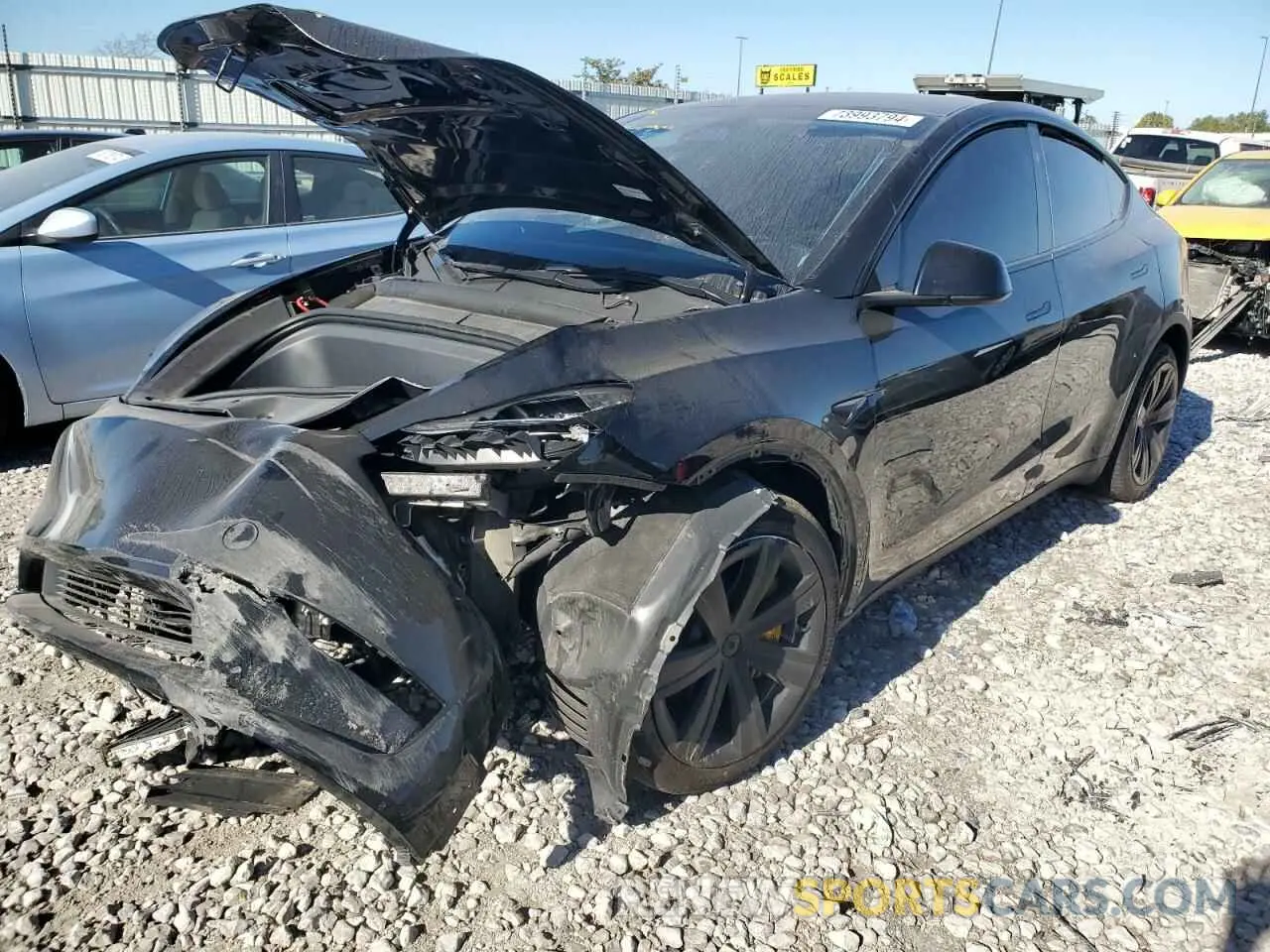 1 fotografías del automóvil dañado 7SAYGDEE6PA147560 TESLA MODEL Y 2023