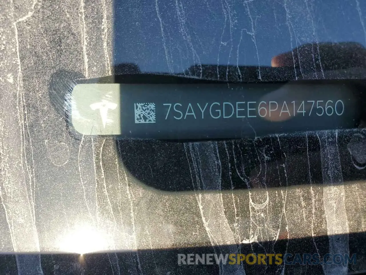 12 fotografías del automóvil dañado 7SAYGDEE6PA147560 TESLA MODEL Y 2023