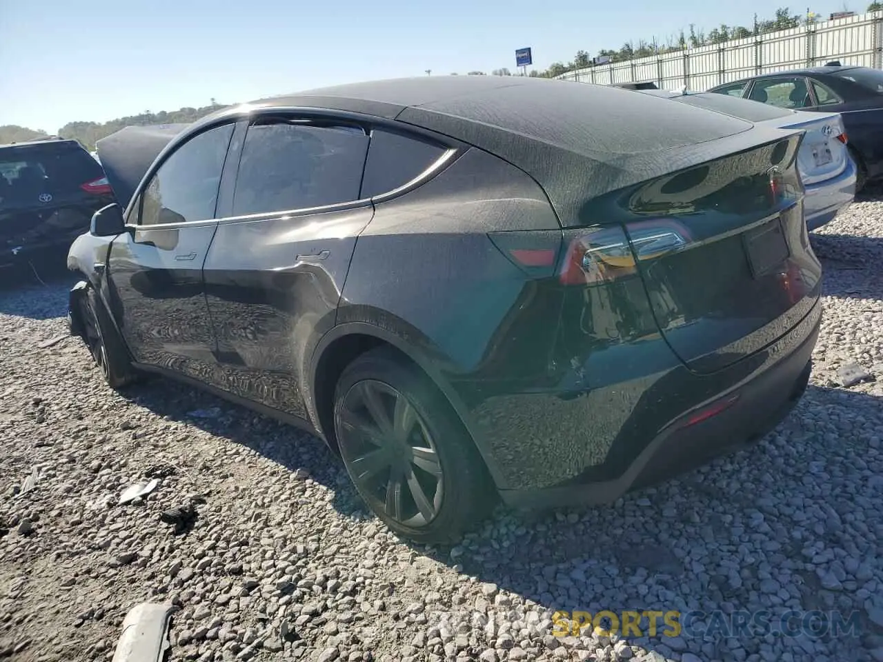 2 fotografías del automóvil dañado 7SAYGDEE6PA147560 TESLA MODEL Y 2023