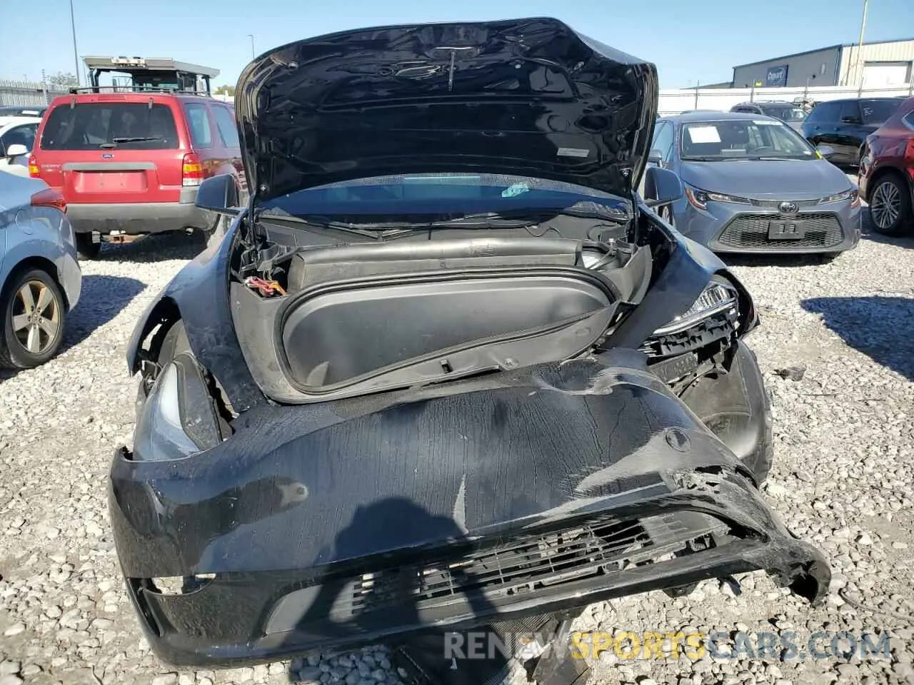5 fotografías del automóvil dañado 7SAYGDEE6PA147560 TESLA MODEL Y 2023