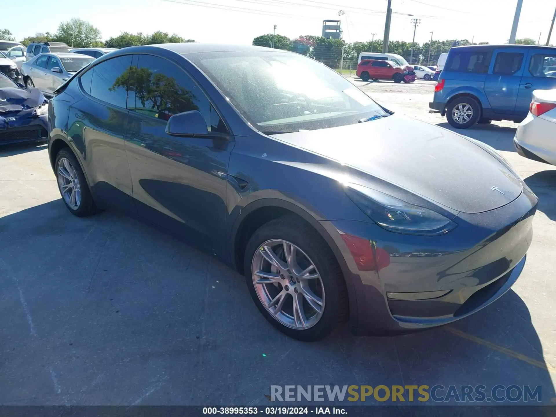 1 fotografías del automóvil dañado 7SAYGDEE6PA172586 TESLA MODEL Y 2023