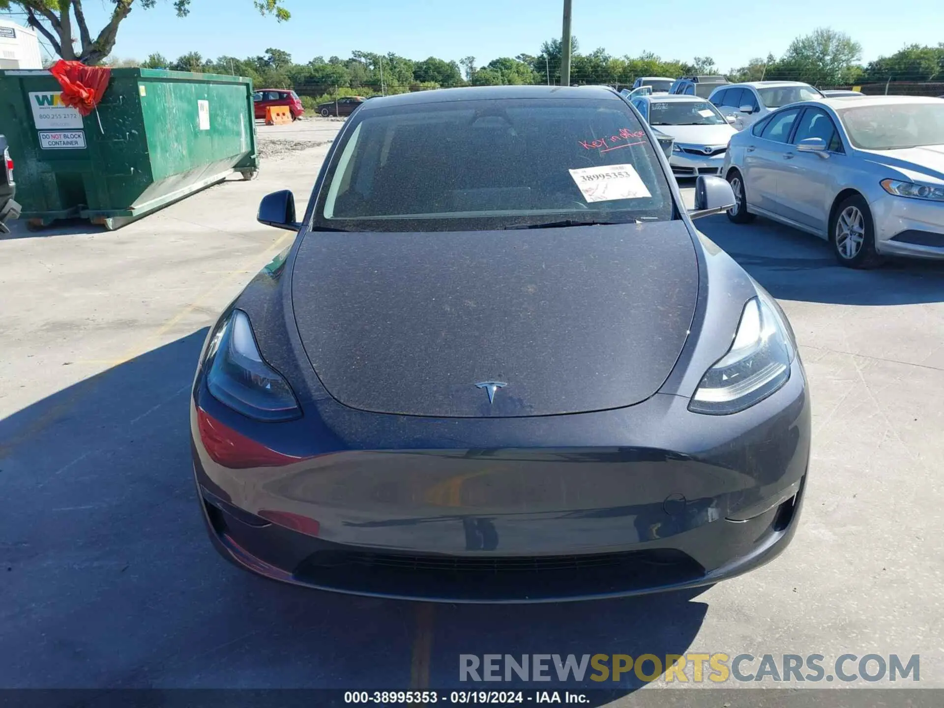 13 fotografías del automóvil dañado 7SAYGDEE6PA172586 TESLA MODEL Y 2023