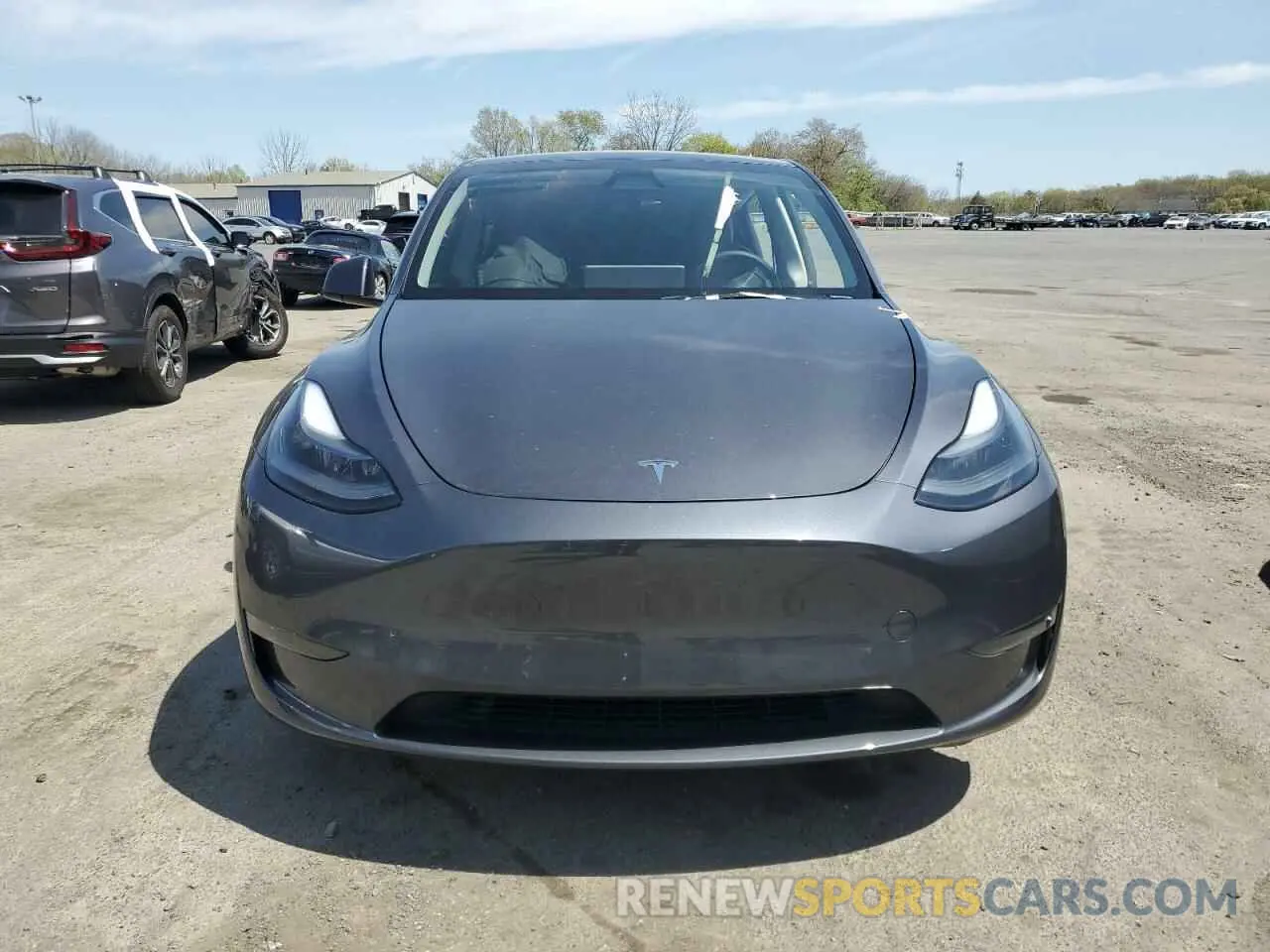 5 fotografías del automóvil dañado 7SAYGDEE6PA185502 TESLA MODEL Y 2023