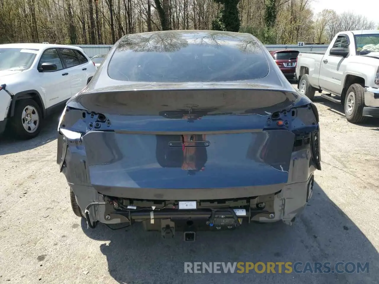 6 fotografías del automóvil dañado 7SAYGDEE6PA185502 TESLA MODEL Y 2023