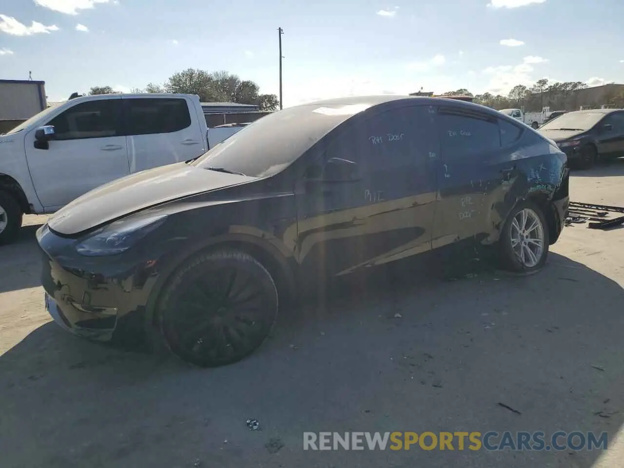1 fotografías del automóvil dañado 7SAYGDEE6PA201875 TESLA MODEL Y 2023