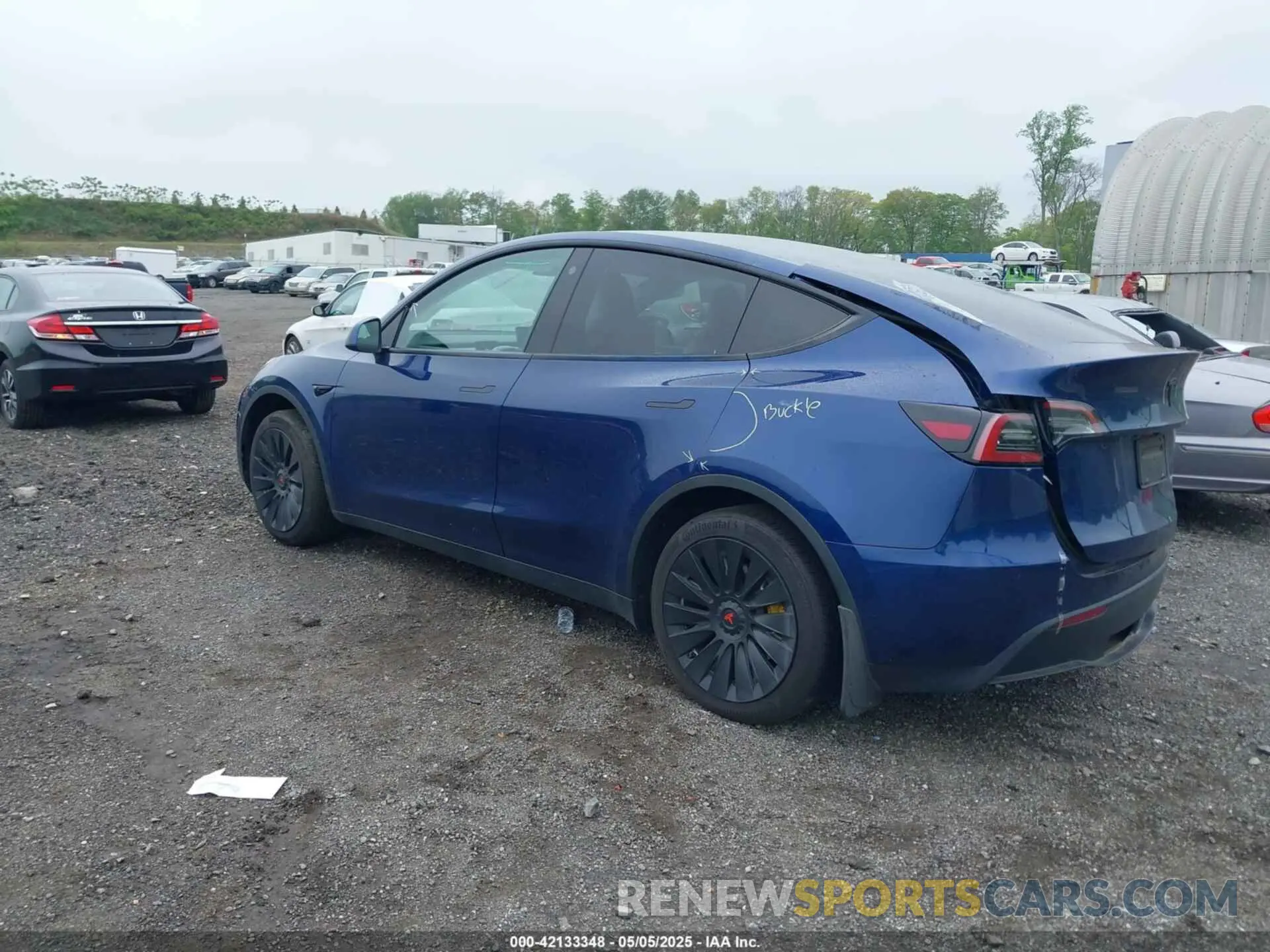 3 fotografías del automóvil dañado 7SAYGDEE6PF603981 TESLA MODEL Y 2023