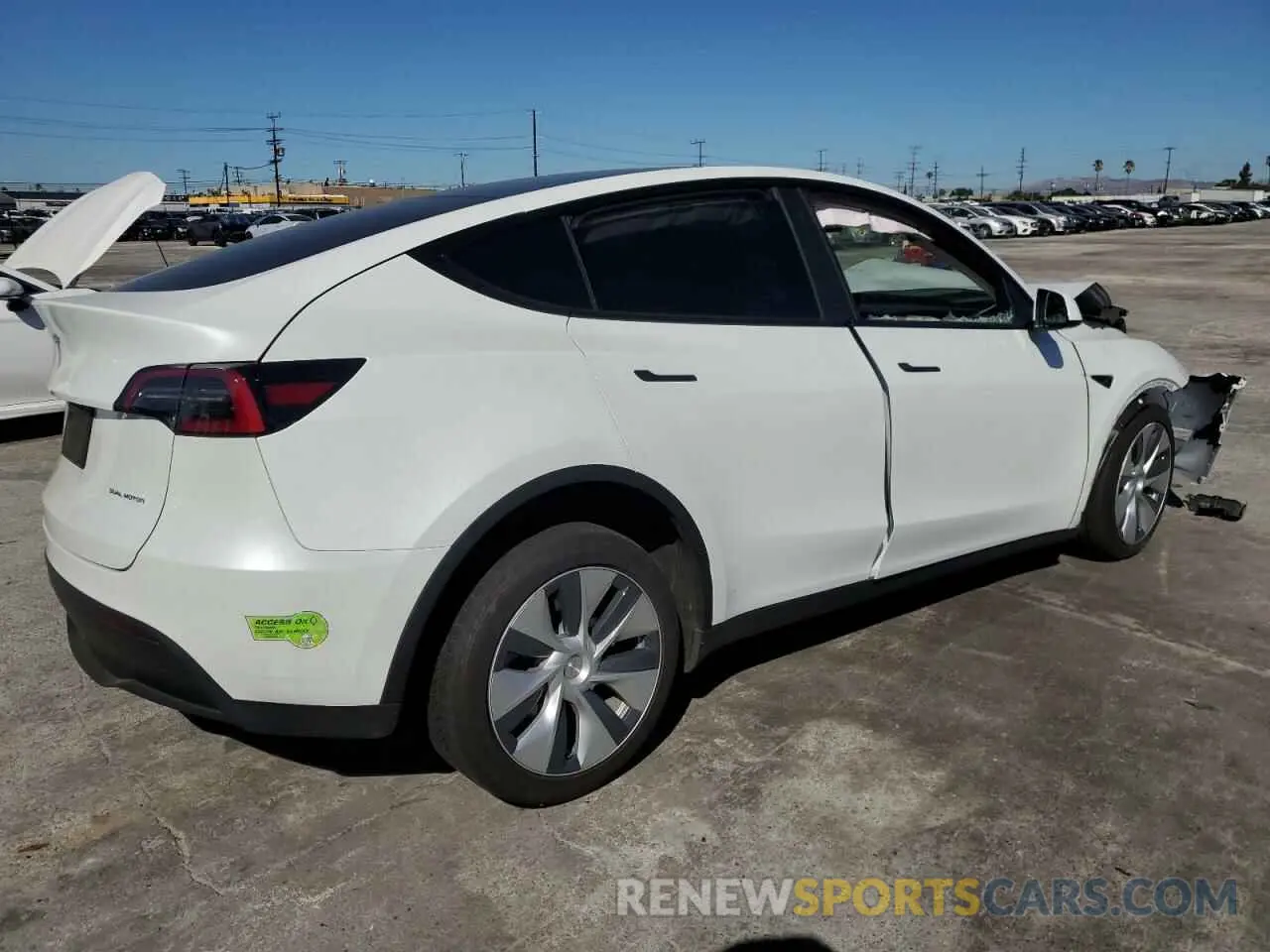 3 fotografías del automóvil dañado 7SAYGDEE6PF607576 TESLA MODEL Y 2023