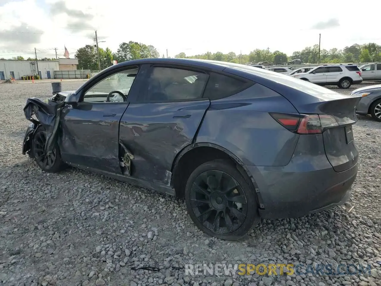 2 fotografías del automóvil dañado 7SAYGDEE6PF625897 TESLA MODEL Y 2023
