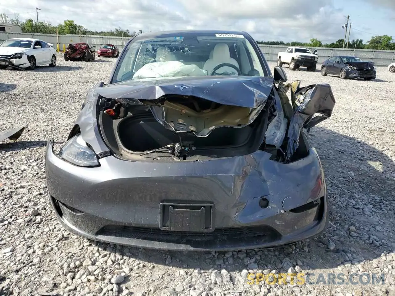 5 fotografías del automóvil dañado 7SAYGDEE6PF625897 TESLA MODEL Y 2023