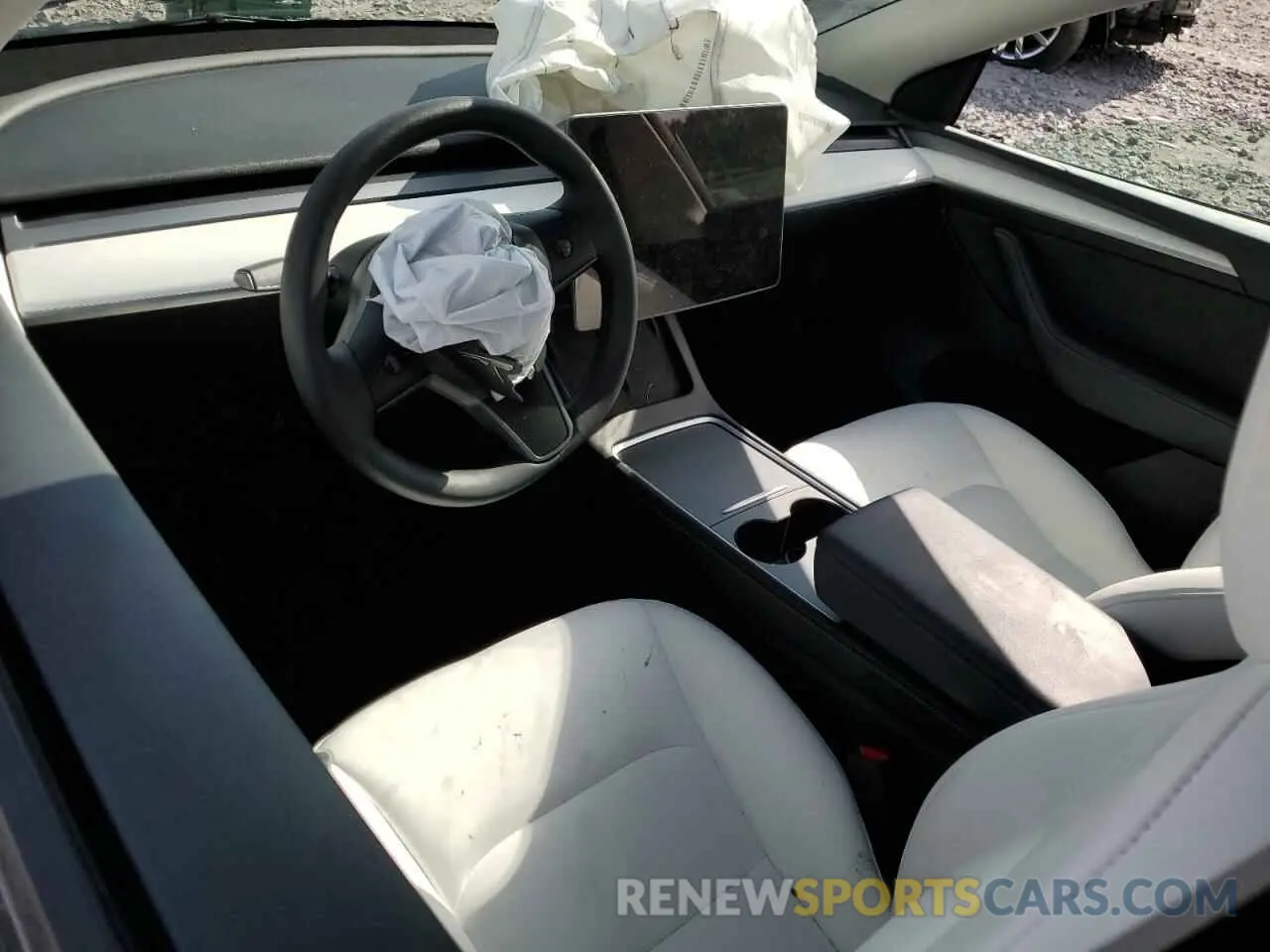 8 fotografías del automóvil dañado 7SAYGDEE6PF625897 TESLA MODEL Y 2023