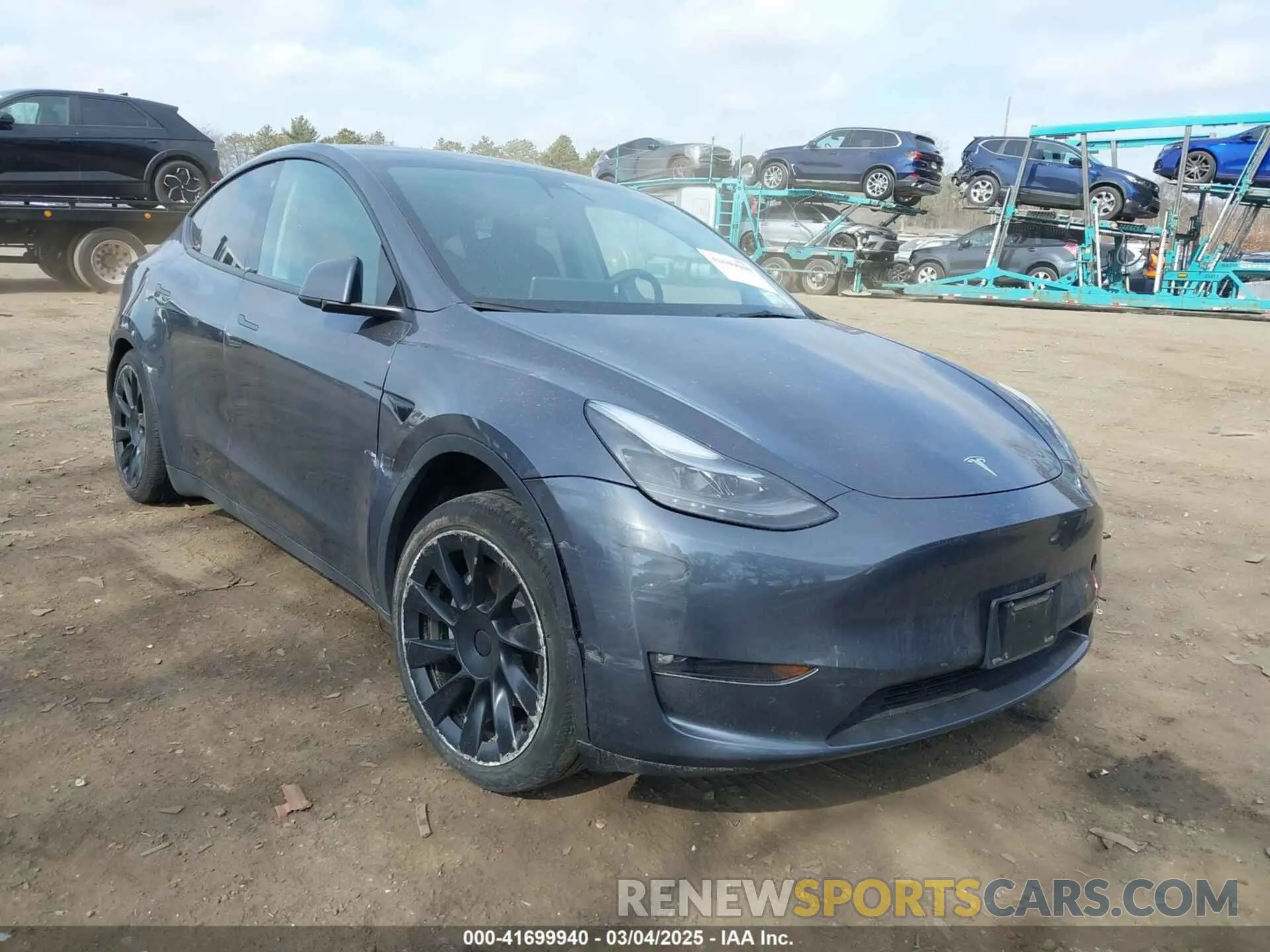 1 fotografías del automóvil dañado 7SAYGDEE6PF637452 TESLA MODEL Y 2023