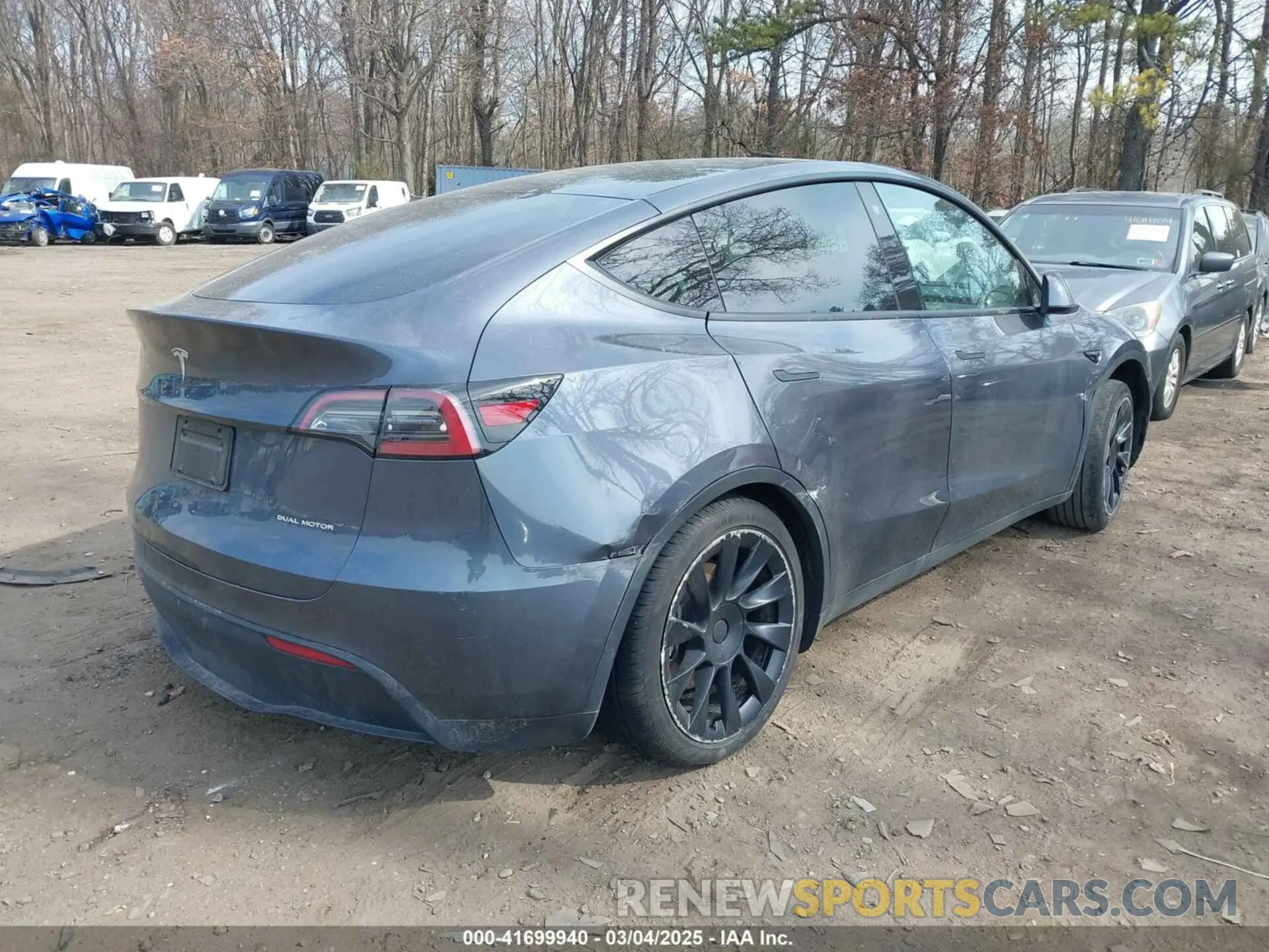 4 fotografías del automóvil dañado 7SAYGDEE6PF637452 TESLA MODEL Y 2023