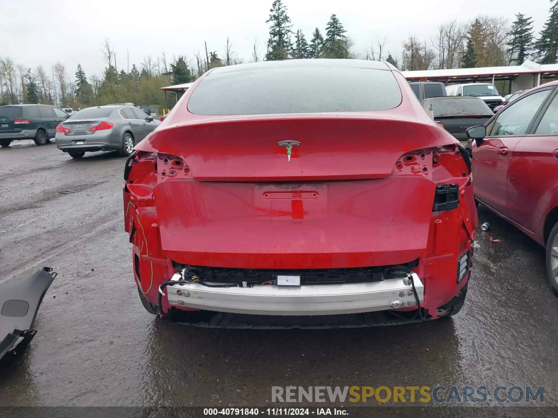 17 fotografías del automóvil dañado 7SAYGDEE6PF648872 TESLA MODEL Y 2023